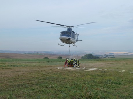 Výcvik s vrtulníkem Nížkovice (9)